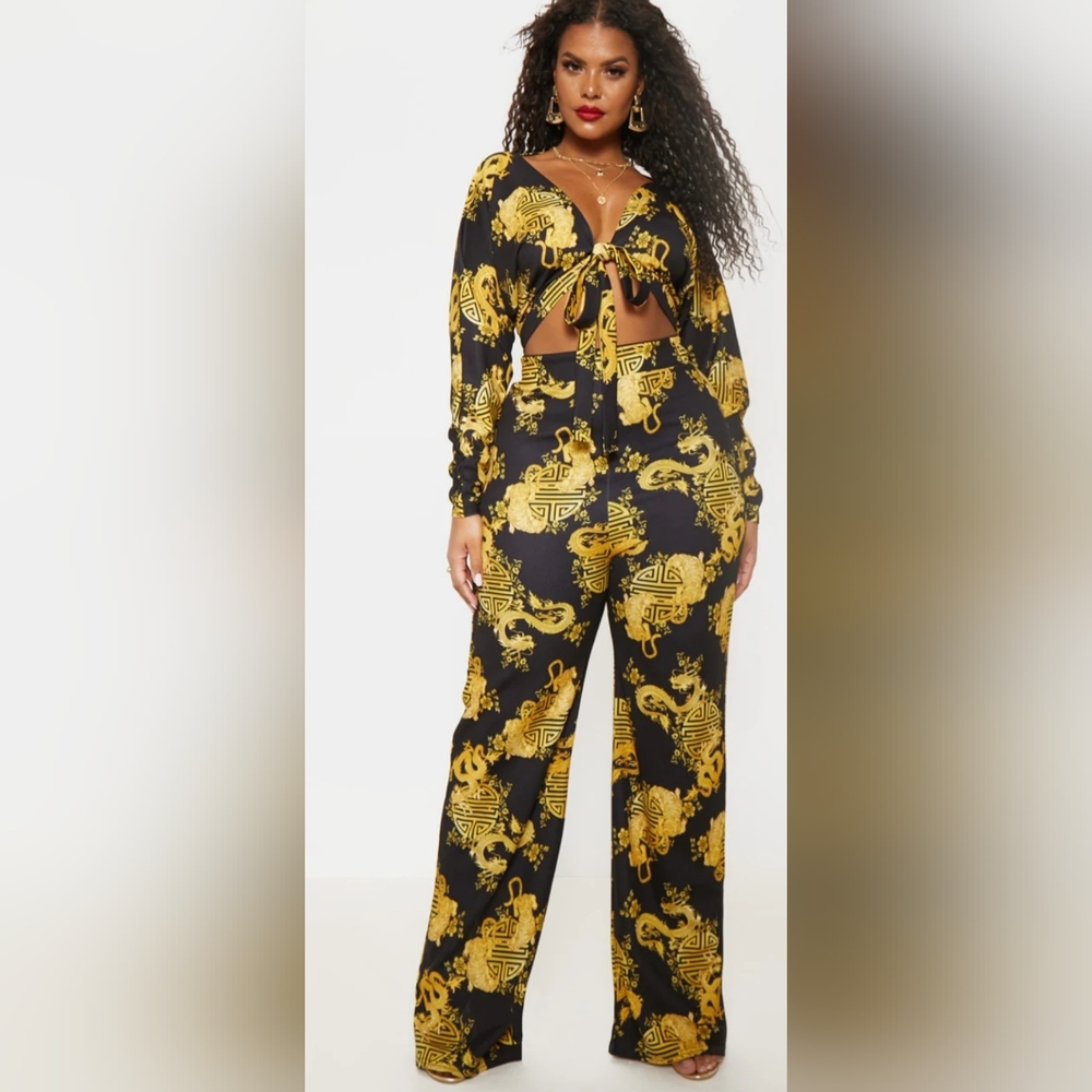 *NWOT* Dragon Print Plus size Jumpsuit